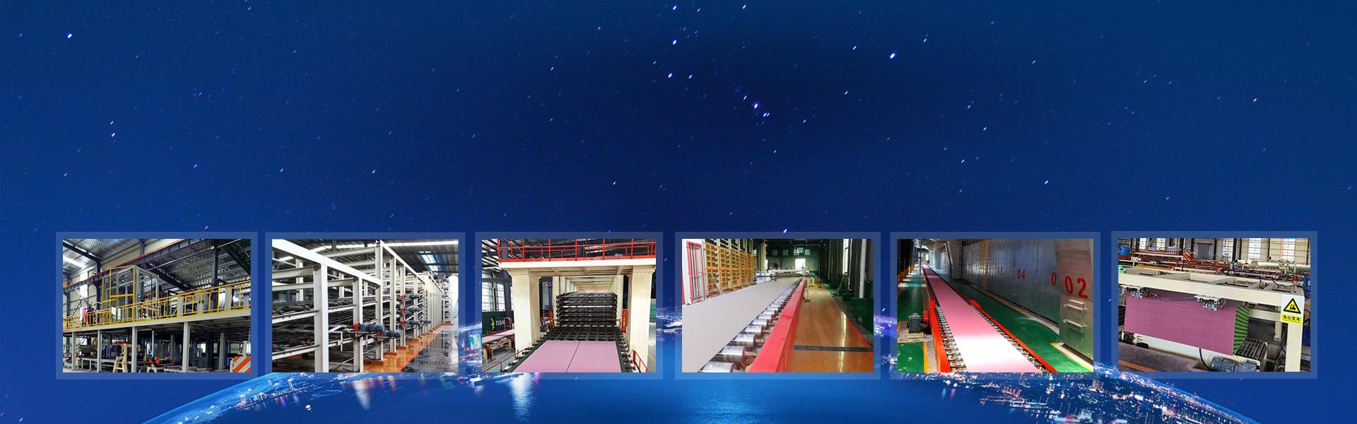 Gypsum board production line