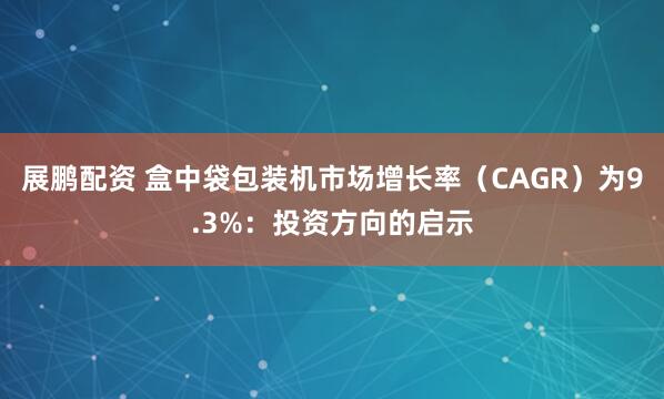 展鹏配资 盒中袋包装机市场增长率（CAGR）为9.3%：投资方向的启示