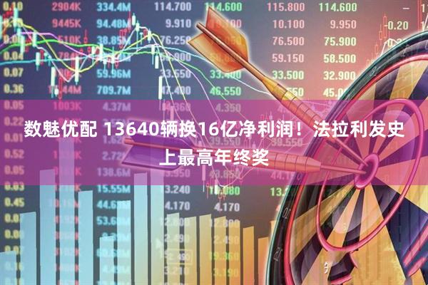 数魅优配 13640辆换16亿净利润！法拉利发史上最高年终奖