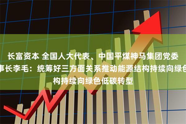 长富资本 全国人大代表、中国平煤神马集团党委书记、董事长李毛：统筹好三方面关系推动能源结构持续向绿色低碳转型