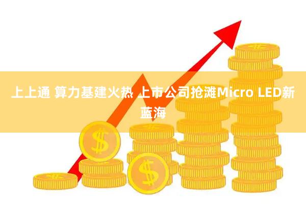 上上通 算力基建火热 上市公司抢滩Micro LED新蓝海