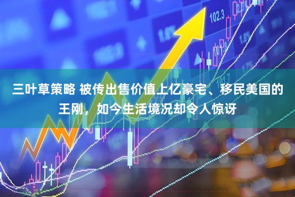 三叶草策略 被传出售价值上亿豪宅、移民美国的王刚，如今生活境况却令人惊讶