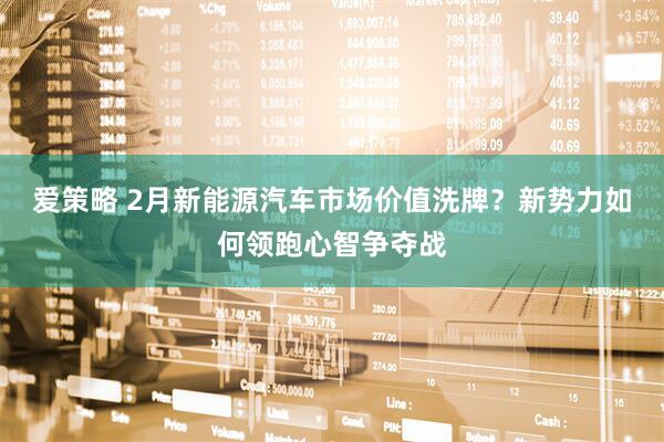 爱策略 2月新能源汽车市场价值洗牌？新势力如何领跑心智争夺战
