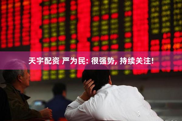 天宇配资 严为民: 很强势, 持续关注!