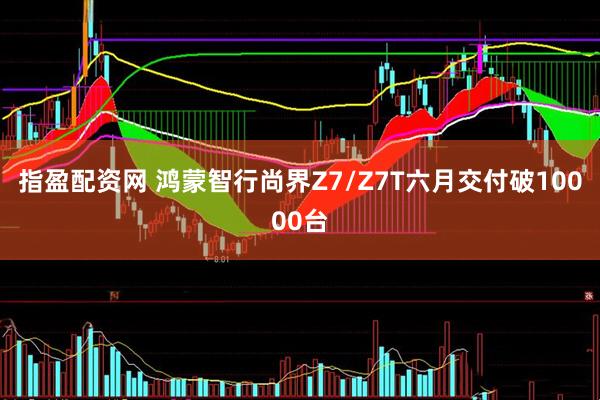 指盈配资网 鸿蒙智行尚界Z7/Z7T六月交付破10000台