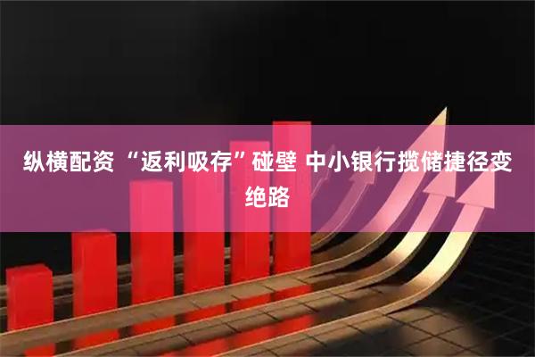 纵横配资 “返利吸存”碰壁 中小银行揽储捷径变绝路