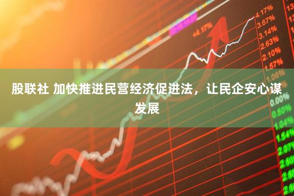 股联社 加快推进民营经济促进法，让民企安心谋发展