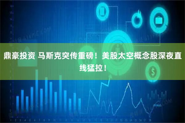 鼎豪投资 马斯克突传重磅！美股太空概念股深夜直线猛拉！